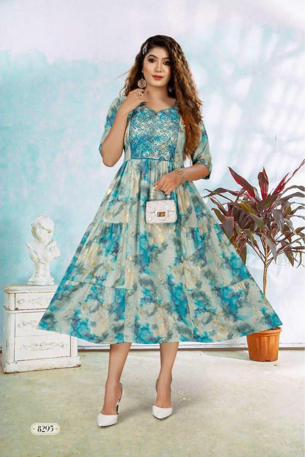 Trendy katrina vol 1 Foil Print Designer Kurti Collection